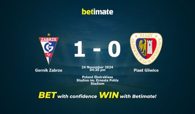 Dự đoán Gornik Zabrze vs Piast Gliwice, Tỷ lệ & Mẹo cá cược 24/11/2024