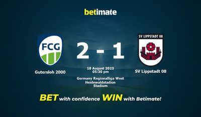 Gutersloh 2000 vs SV Lippstadt 08 Dự đoán, Kèo, Mẹo cá cược ngày 18/08/2023