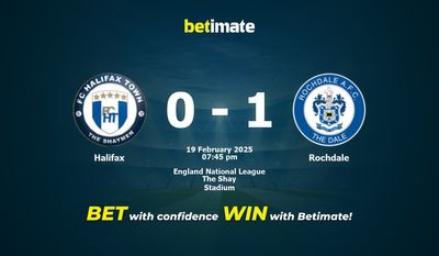 Dự đoán Halifax vs Rochdale, Tỷ lệ cược & Mẹo cá cược 02/19/2025