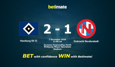 Soi kèo Hamburg SV II vs Eintracht Norderstedt, Tỷ lệ & Mẹo cá cược 07/12/2024