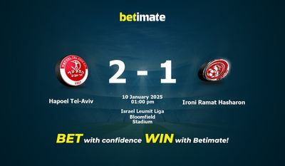 Dự đoán, Tỷ lệ cược & Mẹo cá cược Hapoel Tel-Aviv vs Ironi Ramat Hasharon 01/10/2025