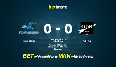 Dự đoán Haugesund vs Odd BK, tỷ lệ cá cược 01/12/2024