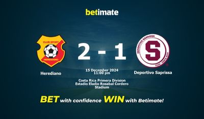Dự đoán Herediano vs Deportivo Saprissa, tỷ lệ và tip cá cược 15/12/2024