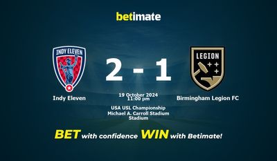Dự đoán, tỷ lệ cược và mẹo cá cược Indy Eleven vs Birmingham Legion FC 19/10/2024