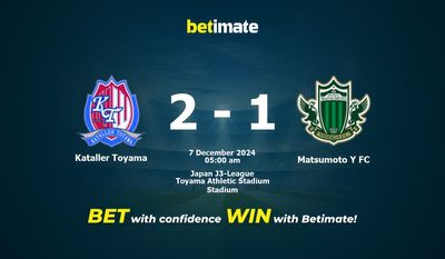 Dự đoán, Tỷ lệ cược & Mẹo cá cược Kataller Toyama vs Matsumoto Y FC 12/07/2024