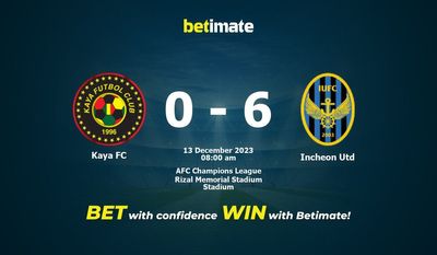 Dự đoán Kaya FC vs Seoul Utd, tỷ lệ và tip cá cược 13/12/2023