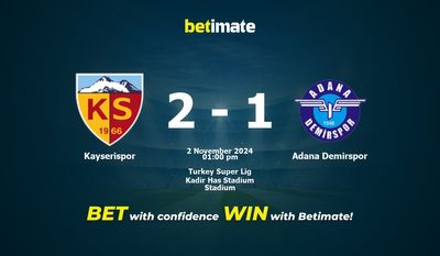 Dự đoán Kayserispor vs Adana Demirspor, Tỷ lệ & Mẹo cá cược 02/11/2024