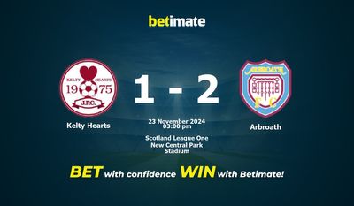 Dự đoán Kelty Hearts vs Arbroath, Tỷ lệ cược & Mẹo cá cược 23/11/2024