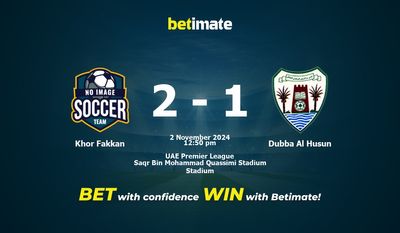 Dự đoán Khor Fakkan vs Dubba Al Husun, Tỷ lệ & Mẹo cá cược 02/11/2024