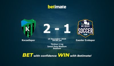 Soi kèo Kocaelispor vs Esenler Erokspor, Tỷ lệ & Mẹo cá cược 15/12/2024