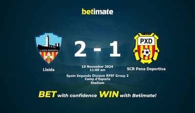 Dự đoán Lleida vs SCR Pena Deportiva, Tỷ lệ & Mẹo cá cược 10/11/2024