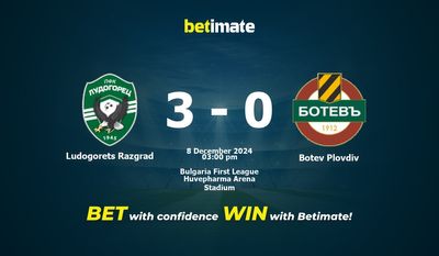 Soi kèo Ludogorets Razgrad vs Botev Plovdiv, Tỷ lệ & Mẹo cá cược 08/12/2024
