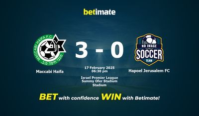 Dự đoán Maccabi Haifa vs Hapoel Jerusalem FC, Tỷ lệ cược & Mẹo cá cược 02/17/2025