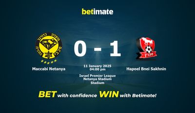 Dự đoán Maccabi Netanya vs Hapoel Bnei Sakhnin, Tỷ lệ cược & Mẹo cá cược 01/11/2025