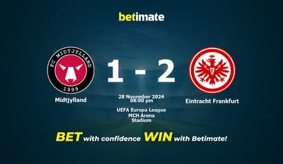 Dự đoán Midtjylland vs Eintracht Frankfurt, tỷ lệ và tip cá cược 28/11/2024