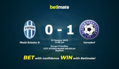 Dự đoán Mladá Boleslav B vs Varnsdorf, tỷ lệ và tip cá cược 22/01/2025