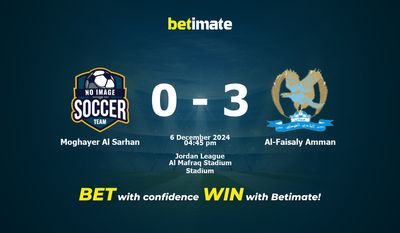Soi kèo Moghayer Al Sarhan vs Al-Faisaly Amman, Tỷ lệ & Mẹo cá cược 06/12/2024
