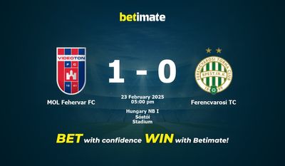 Dự đoán, Tỷ lệ cược và Mẹo cá cược MOL Fehervar FC vs Ferencvarosi TC 23/02/2025
