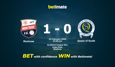 Dự đoán Montrose vs Queen of South, Tỷ lệ cược & Mẹo cá cược 22/02/2025
