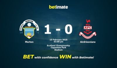 Dự đoán Morton vs Airdrieonians, Tỷ lệ cược & Mẹo cá cược 02/15/2025