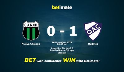 Dự đoán Nueva Chicago vs Quilmes, Tỷ lệ & Mẹo cá cược 16/11/2024
