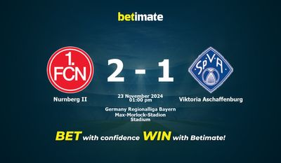 Dự đoán Nurnberg II vs Viktoria Aschaffenburg, Tỷ lệ cược & Mẹo cá cược 23/11/2024