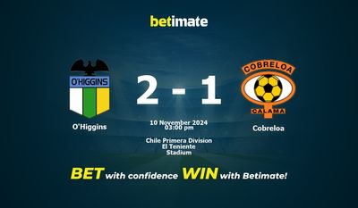 Dự đoán O'Higgins vs Cobreloa, Tỷ lệ cược & Mẹo cá cược 11/10/2024