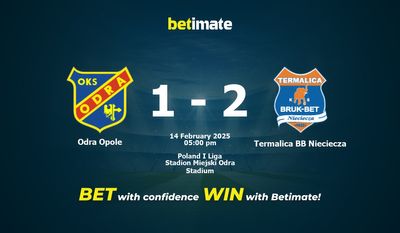 Soi kèo Odra Opole vs Termalica BB Nieciecza, Tỷ lệ & Mẹo cá cược 14/02/2025