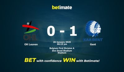 Dự đoán OH Leuven vs Gent, Tỷ lệ cược & Mẹo cá cược 01/26/2025