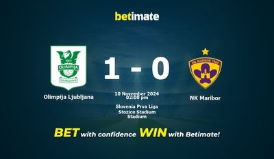 Dự đoán Olimpija Ljubljana vs NK Maribor, Tỷ lệ & Mẹo cá cược 10/11/2024