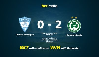 Dự đoán Omonia Aradippou vs Omonia Nicosia, Tỷ lệ cược & Mẹo cá cược 11/10/2024