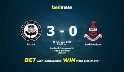 Dự đoán, Tỷ lệ cược & Mẹo cá cược Partick vs Airdrieonians 22/02/2025