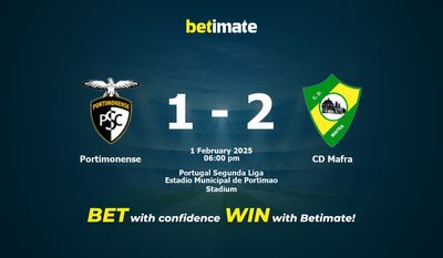 Dự đoán Portimonense vs CD Mafra, Tỷ lệ cược & Mẹo cá cược 02/01/2025