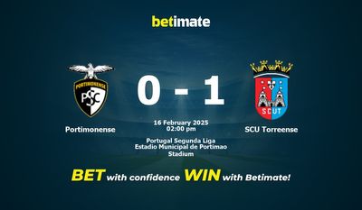 Dự đoán Portimonense vs SCU Torreense, Tỷ lệ cược & Mẹo cá cược 02/16/2025