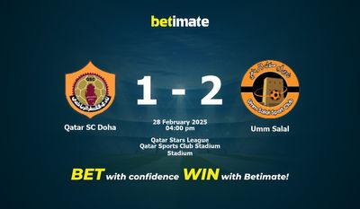 Dự đoán Qatar SC Doha vs Umm Salal, Tỷ lệ cược & Mẹo cá cược 28/02/2025
