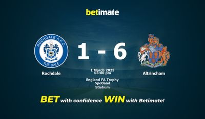 Dự đoán Rochdale vs Altrincham, Tỷ lệ cược & Mẹo cá cược 03/01/2025