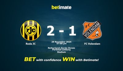 Dự đoán Roda JC vs FC Volendam, tỷ lệ và tip cá cược 29/11/2024