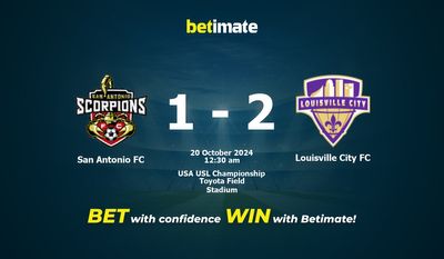 Dự đoán, Tỷ lệ cược & Mẹo cá cược San Antonio FC vs Louisville City FC 20/10/2024