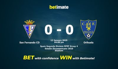 Dự đoán San Fernando CD vs Orihuela, Tỷ lệ & Mẹo cá cược 12/01/2025