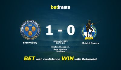Dự đoán Shrewsbury vs Bristol Rovers, Tỷ lệ cược & Mẹo cá cược 03/04/2025