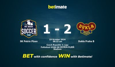 Dự đoán, tỷ lệ và tip cá cược SK Petrin Plzen vs Dukla Praha B 19/10/2024
