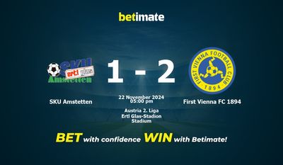 Dự đoán, Tỷ lệ cược & Mẹo cá cược SKU Amstetten vs First Vienna FC 1894 22/11/2024