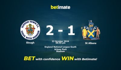 Dự đoán Slough vs St Albans, Tỷ lệ cược & Mẹo cá cược 22/10/2024