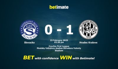 Soi kèo Slovacko vs Hradec Kralove, tỷ lệ và tip cá cược 23/02/2025
