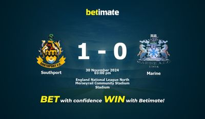 Dự đoán Southport vs Marine, Tỷ lệ cược & Mẹo cá cược 30/11/2024