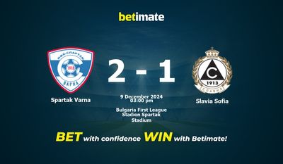 Soi kèo Spartak Varna vs Slavia Sofia, tỷ lệ và tip cá cược 09/12/2024