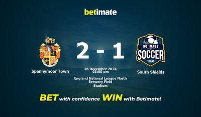 Dự đoán Spennymoor Town vs South Shields, Tỷ lệ cược & Mẹo cá cược 26/12/2024