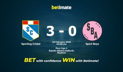 Dự đoán, Tỷ lệ cược & Mẹo cá cược Sporting Cristal vs Sport Boys 16/02/2025