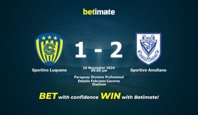Soi kèo Sportivo Luqueno vs Sportivo Ameliano, Tỷ lệ & Mẹo cá cược 16/11/2024