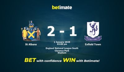 Dự đoán St Albans vs Enfield Town, Tỷ lệ cược & Mẹo cá cược 01/01/2025